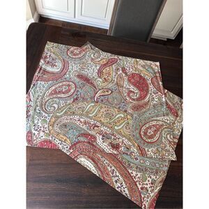 Pottery barn, Harper Paisley, standard shams